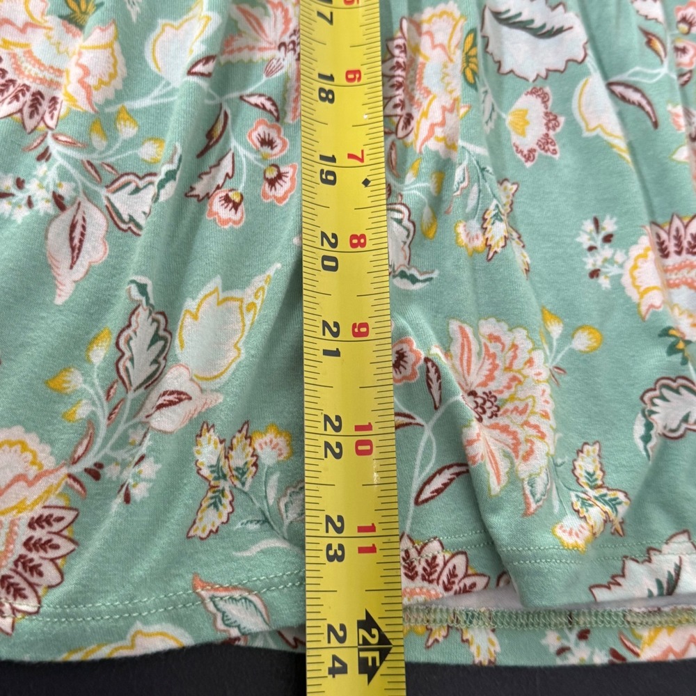 Torrid‎ Floral Babydoll Top Womens 2 Green Floral Super Soft Cottage Boho Fairy - Picture 10 of 12